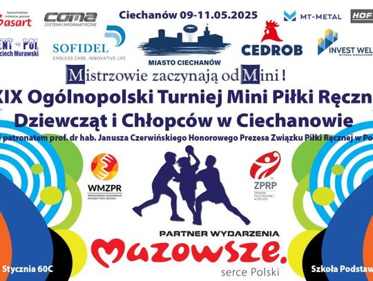 Mistrzowie zaczynają od Mini! Wielki turniej piłki ręcznej dzieci i młodzieży zagości w Ciechanowie