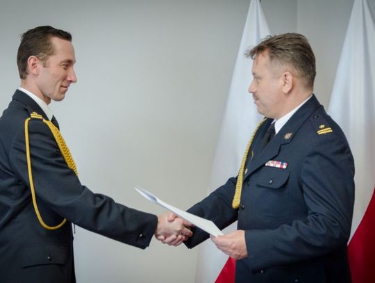 Mł. bryg. Radosław Osiecki nowym komendantem PSP w Ciechanowie