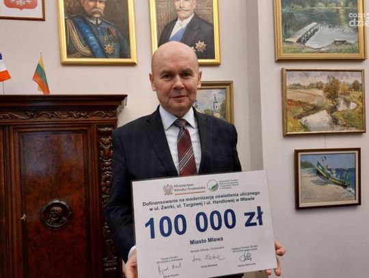 Mława. 100 tys. dotacji na modernizację oświetlenia