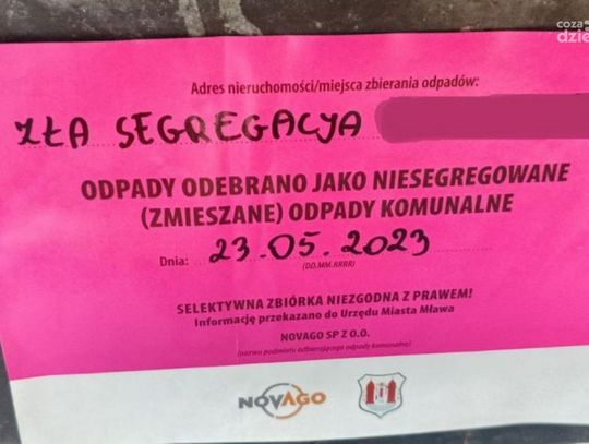 Mława apeluje: Segregujmy śmieci z większą dbałością