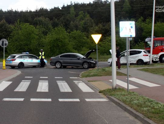 Mława. Groźny wypadek na Marszałkowskiej (zdjęcia)