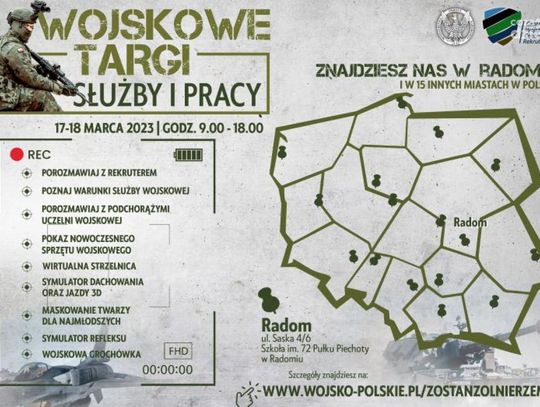 Mława zaprasza na Wojskowe Targi Służby i Pracy
