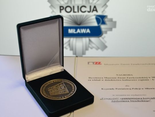 Mławska Policja nagrodzona za wkład w dziedzictwo kulturowe regionu