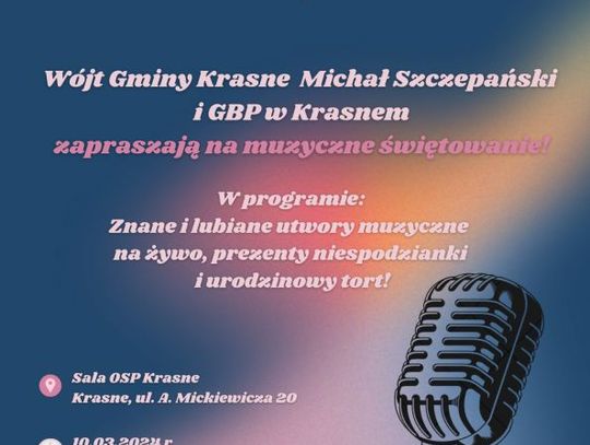 “Mogło być nic!” - z okazji 75-lecia Biblioteki Publicznej w Krasnem oraz Dni Kobiet i Mężczyzn