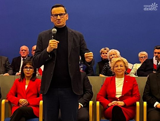 Morawiecki w Ciechanowie - apel o polityczne wsparcie i zagrzewanie zwolenników PiS do działania [foto]