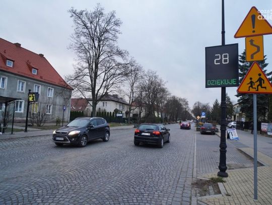 Na Sienkiewicza pojawiły się wyświetlacze prędkości