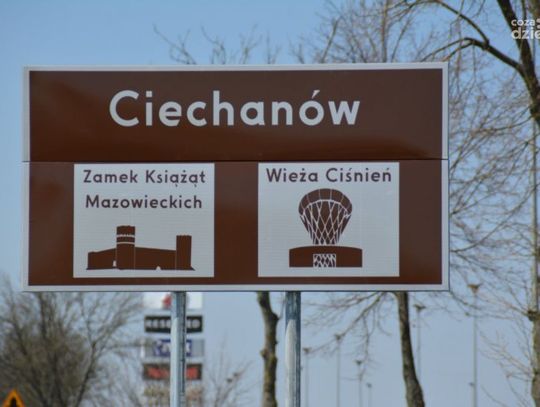 Największe atrakcje Ciechanowa na tablicach