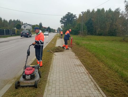 Nie szczędzą żyłki i ostrza- w powiecie trwają koszenia pasów zieleni