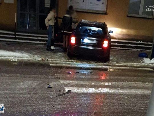 Niebezpieczna kolizja w Mławie