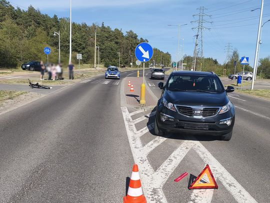 Niebezpieczny długi weekend na mławskich drogach – ranna 13-letnia rowerzystka