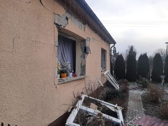 Nikt nie nie został ranny. W domu po wybuchu gazu na razie nie można mieszkać