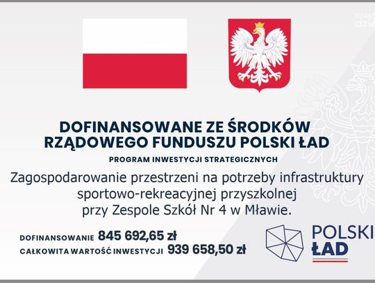 Nowoczesny kompleks sportowo-rekreacyjny powstanie przy ZS nr 4 w Mławie