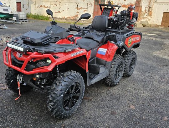 Nowy quad 6x6 w OSP Nowy Dwór Mazowiecki!