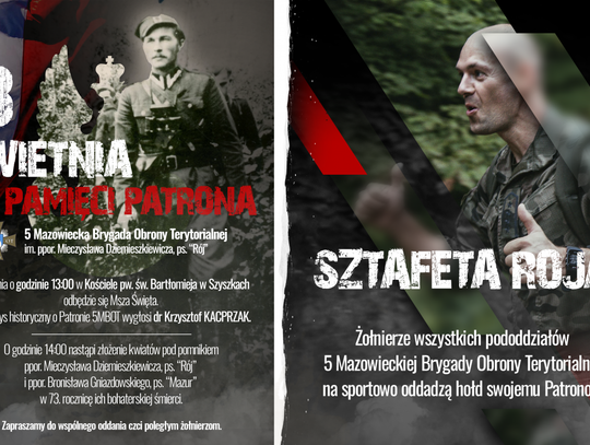 Obchody 73. rocznicy śmierci patrona 5MBOT – ppor. Mieczysława Dziemieszkiewicza, ps. „Rój”