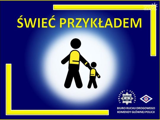 Odblaski ratują życie. Dzieci z Glinojecka uczą się, jak być widocznym na drodze