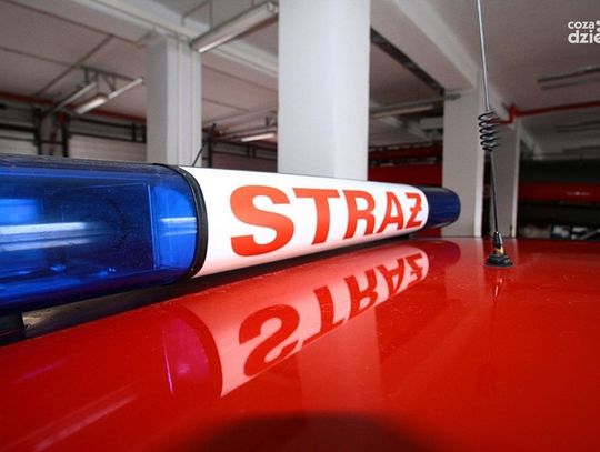 Paliło się w bloku na Okrzei