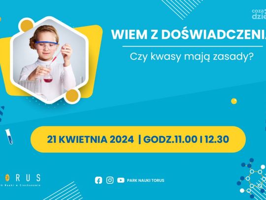 Park Nauki "Torus" zaprasza na warsztaty chemiczne