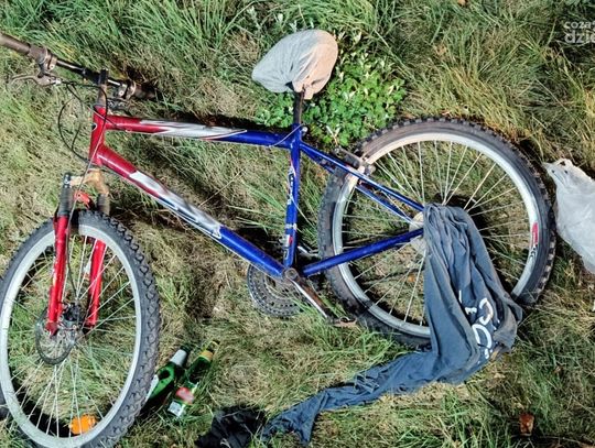 Pijany rowerzysta wjechał prosto pod samochód