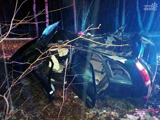 Pijany wsiadł za kółko, 37-latek jazdę zakończył w rowie. To mieszkaniec ciechanowskiego