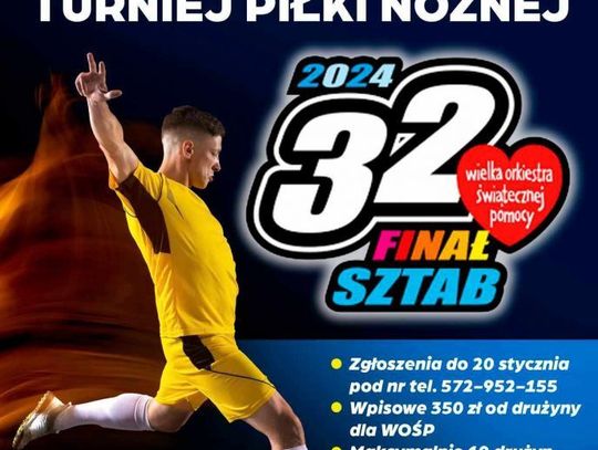 Piłkarze zagrają dla WOŚP 