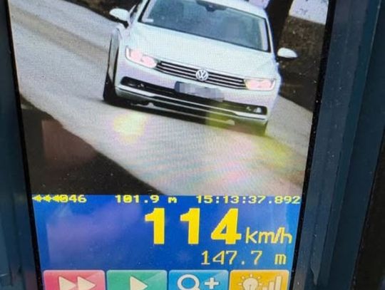 Piractwo drogowe w płońskiem! 22-latek Pędził 114 km/h w terenie zabudowanym