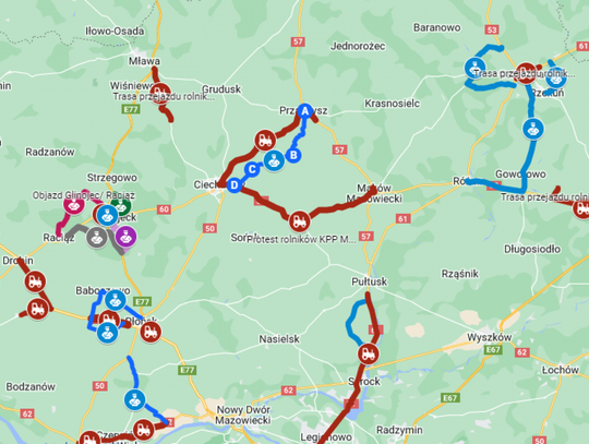 Planowany protest rolników - przygotuj się na utrudnienia w ruchu drogowym