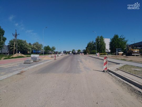 Płońsk. Przebudowa Mazowieckiej na finiszu (zdjęcia)
