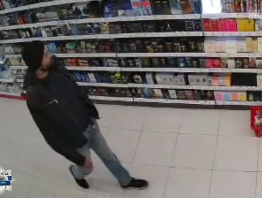 Policja prosi o pomoc w ustaleniu sprawcy kradzieży w drogerii