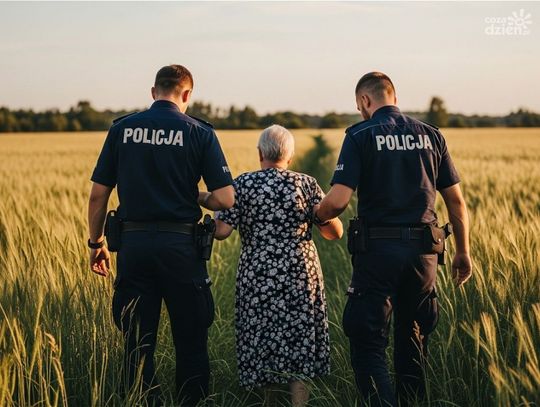 Policja uratowała 87-latkę. Seniorka zaginęła w wysokiej trawie Policja uratowała 87-latkę. Seniorka zaginęła w wysokiej trawie