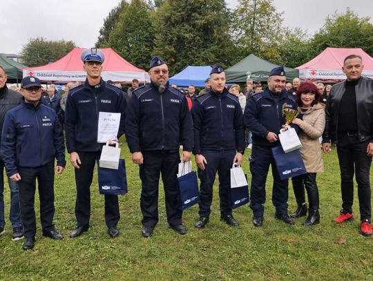 Policjanci z Ciechanowa na podium strzeleckich zawodów PCK!