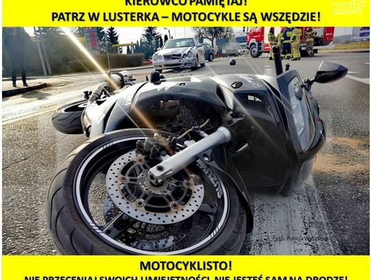 Policyjna akcja profilaktyczna. Warto pomyśleć o motocyklistach