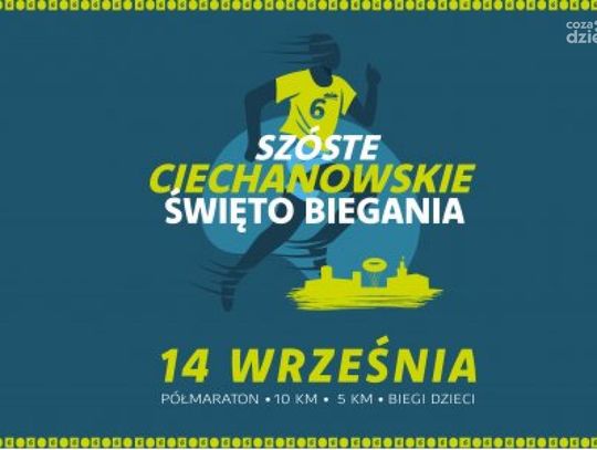 Półmaraton i biegi towarzyszące – Ciechanowskie Święto Biegania czeka!