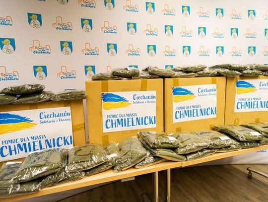 Pomoc humanitarna Ciechanowa dla ukraińskich żołnierzy 