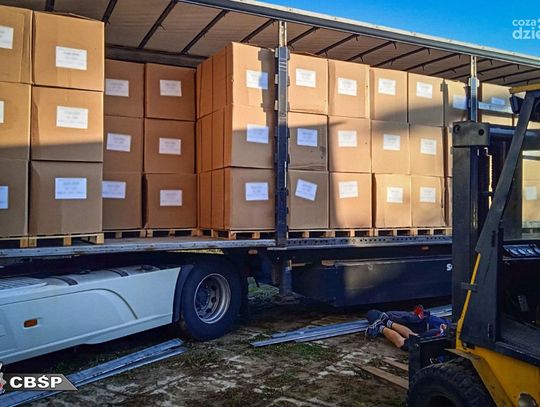 Ponad 16 ton nielegalnego tytoniu zabezpieczono w powiecie mławskim