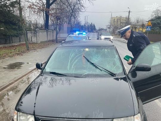 Potrącenie na przejściu dla pieszych