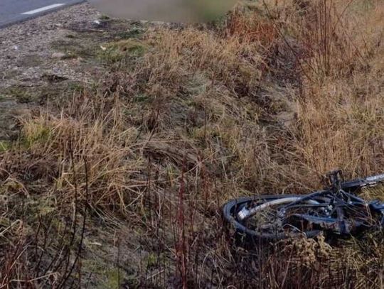 Potrącił rowerzystę i uciekł z miejsca zdarzenia