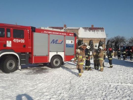Pożar w Sarnowej Górze. Mężczyzna zmarł na miejscu