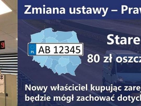 Pozostawianie istniejących tablic przy rejestracji cieszy się popularnością w Ciechanowie