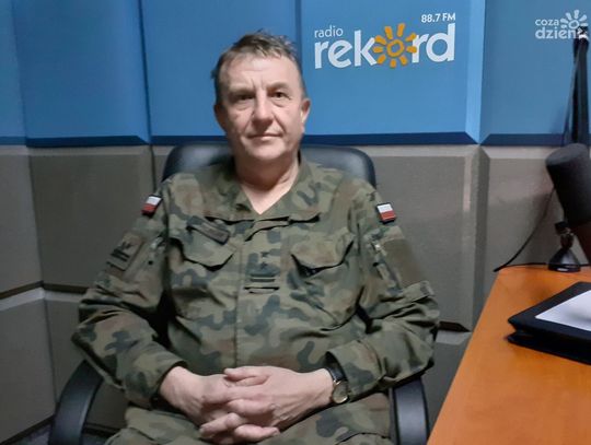 Ppłk Grzegorz Marcińczak - szef Wojskowego Centrum Rekrutacji w Ciechanowie gościem Porannej Rozmowy Radia Rekord, 27.12.2022r.