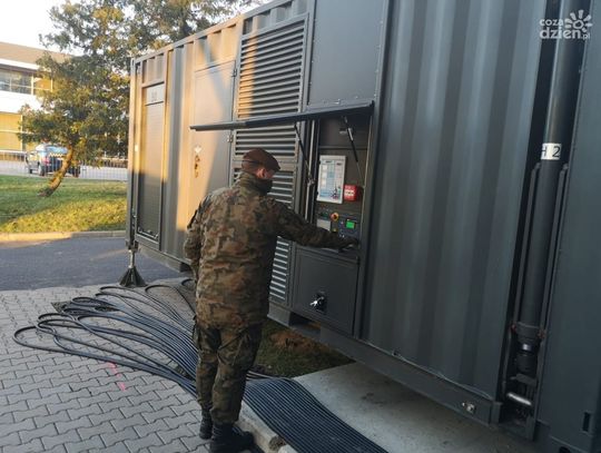 Prąd od terytorialsów zasili szpital polowy na Okęciu