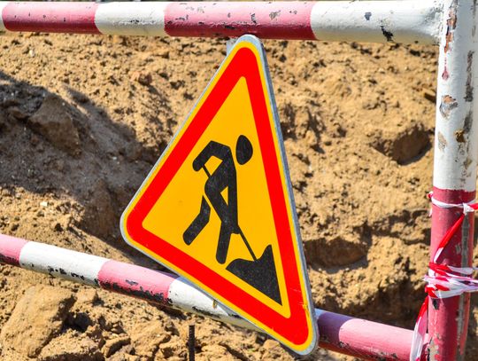 Znak - roboty drogowe