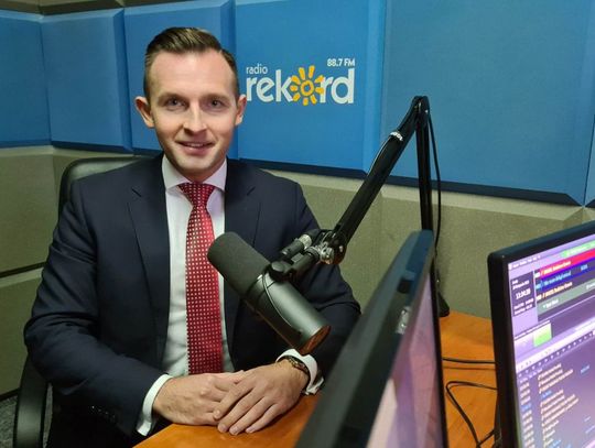 Prezydent Ciechanowa Krzysztof Kosiński gościem w programie Poranna Rozmowa Radia Rekord, 02.12.2022r.