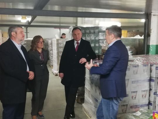 Prezydent Duda z wizytą w Ciechanowie. Mówił o bezpieczeństwie żywnościowym