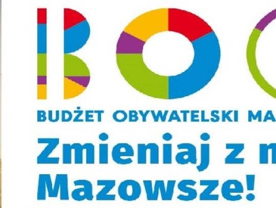 Projekty inwestycyjne i nieinwestycyjne do Budżetu Obywatelskiego Mazowsza składamy tylko do 20 lutego