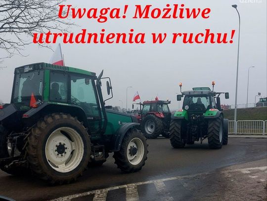 Protest rolników - możliwe utrudnienia w ruchu