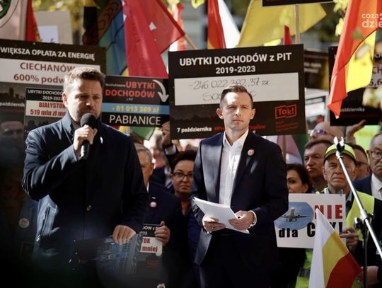Protest samorządowców. Kosiński: Nie ma zgody na wykorzystywanie wojny do finansowej grabieży mieszkańców Polski Lokalnej