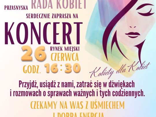 Przasnyska Rada Kobiet zaprasza na wyjątkowe wydarzenie – koncert, słodki poczęstunek i rozmowy na Rynku
