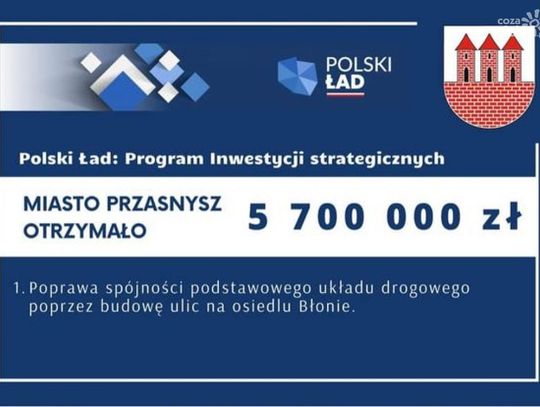 Przasnysz. 10 milionów na budowę i modernizację ulic