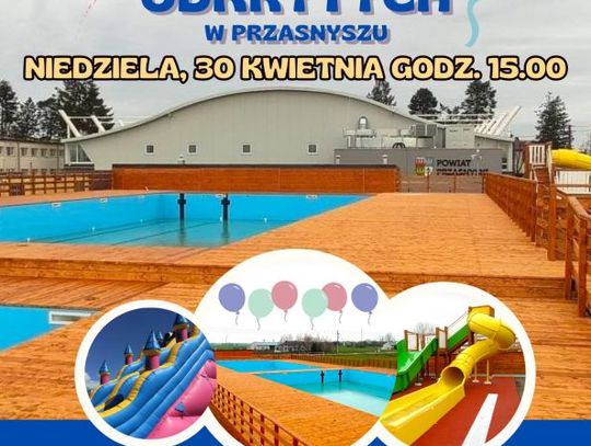 Przasnysz. Otwarcie basenów jeszcze w kwietniu