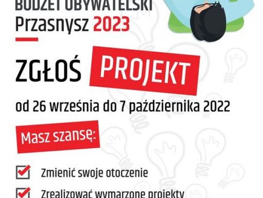 Przasnysz. Rusza nabór projektów do Budżetu Obywatelskiego 2023